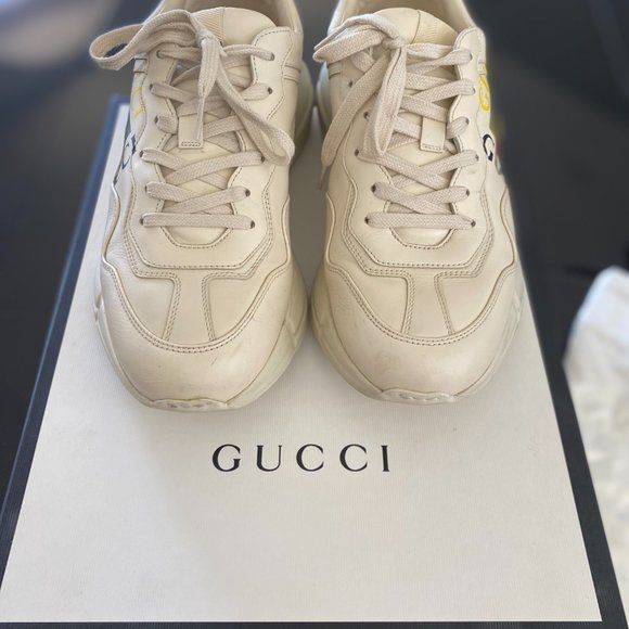 Gucci mens Rhyton sneakers 7.5 - Picture 2 of 2